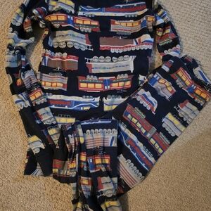 Hanna Andersson Train Print Pajama Top